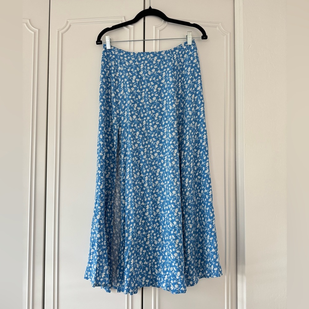 Reformation Floral Midi Skirt